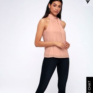 Brand New Blush Pink Lulu’s Sleeveless Top